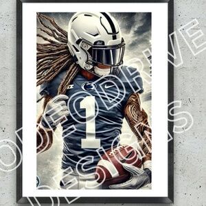 Penn State Poster 11x17 Penn State Nittany Lions Wall Art NCAA Poster
